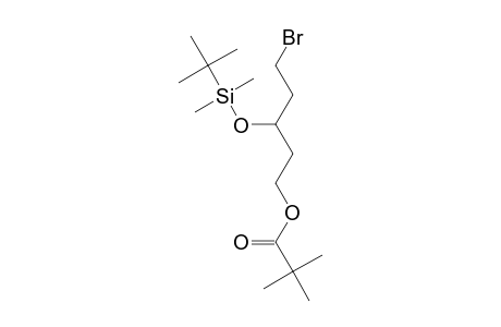 (3s)-5-bromo-3-(tert-butyldimethylsilyloxy)-1-pivaloyloxypentane
