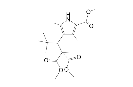 Methyl 3,5-dimethyl-4-{[1'-(t-butyl)-2'-(methoxycarbonyl)-2'-methyl]methoxycarbonyl-ethyl}-1H-pyrrole-2-carboxylate