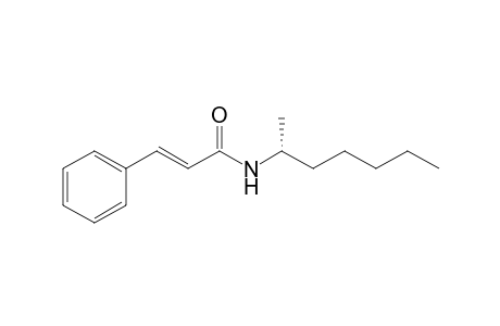 (R)-(-)-N-(1-Methylhexyl)-3-phenylpropenamide