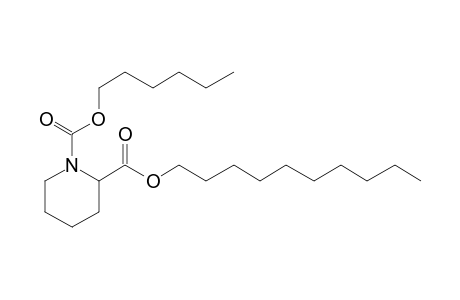 Pipecolic acid, N-hexyloxycarbonyl-, decyl ester