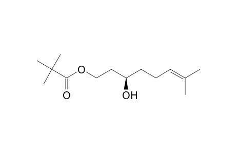 (3R)-3-hydroxy-7-methyloct-6-enyl pivalate