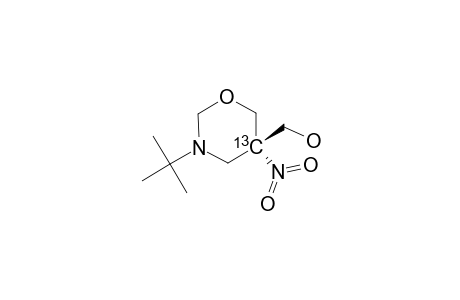 3-TERT.-BUTYL-5-HYDROXYMETHYL-5-NITROTETRAHYDRO-1,3-OXAZINE-5-(13)C