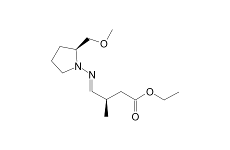 Ethyl (3R,2'S)-4-{[2'-(methoxymethyl)pyrrolidin-1'-yl]imino}-3-methylbutanoate