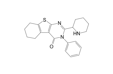 2-Piperidinyl-3-phenyl-5,6,7,8-tetrahydrobenzothieno[2,3-d]pyrimidin-4(3H)-one