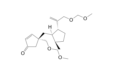 (4R)-4-(methoxymethoxymethyl)-4-[[(1R,2R,5R)-2-[1-(methoxymethoxymethyl)vinyl]-5-methyl-cyclopentyl]methyl]cyclopent-2-en-1-one