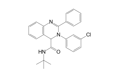 N-tert-Butyl-3-(3-chlorophenyl)-2-phenyl-3,4-dihydroquinazoline-4-carboxamide