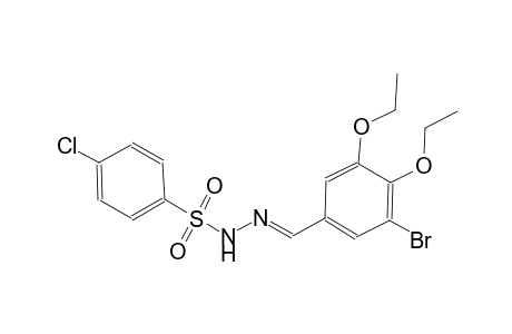 N'-[(E)-(3-bromo-4,5-diethoxyphenyl)methylidene]-4-chlorobenzenesulfonohydrazide