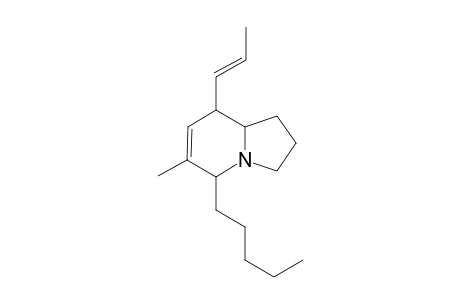 8-(Propenyl)-6-methyl-5-pentyl-6,7-dehydroizidine
