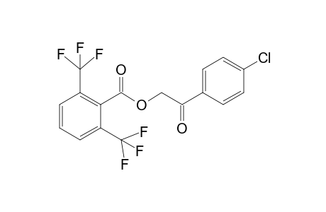 Benzoic acid, 2,6-bis(trifluoromethyl)-, 2-(4-chlorophenyl)-2-oxoethyl ester
