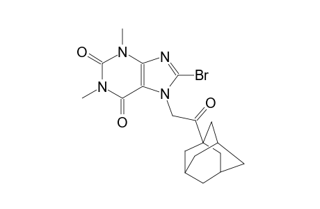 7-[2-(1-adamantyl)-2-oxoethyl]-8-bromo-1,3-dimethyl-3,7-dihydro-1H-purine-2,6-dione