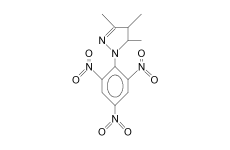 1-(2,4,6-Trinitro-phenyl)-3,4,5-trimethyl-2-pyrazoline