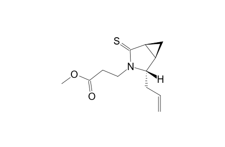 (1.alpha.,2.alpha.,5.alpha.)-(+-)-2-(2-Propenyl)-4-thioxo-3-azabicyclo[3.1.0]hexene-3-propanoic acid methyl ester