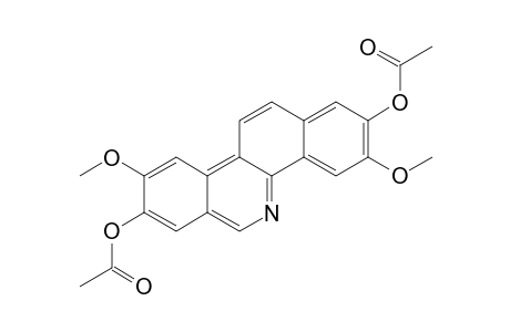 (8-acetoxy-3,9-dimethoxy-benzo[c]phenanthridin-2-yl) acetate