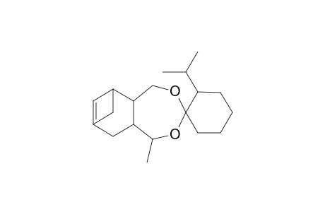 Spiro[cyclohexane-1,3'-[6,9]methano[2,4]benzodioxepin], 1',5',5'a,6',9',9'a-hexahydro-5-methyl-2-(1-methylethyl)-, stereoisomer
