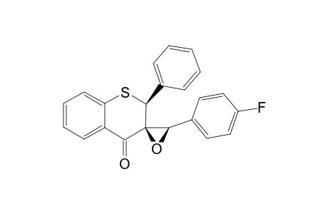 TRANS,CIS-(+/-)-3'-(4-FLUOROPHENYL)-2-PHENYLSPIRO-[2H-1-BENZOTHIOPYRAN-3(4H),2'-OXIRAN]-4-ONE