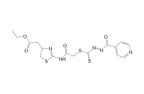 Ethyl 2-{2'-[N(2)-(4'-pyridinylcarbonyl)hydrazinyl]thiocarbamoyl}thio]acylamino]-thiazol-4-acetate