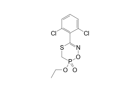 5-(2,6-DICHLOROPHENYL)-2-ETHOXY-1,2,3,4-TETRAHYDRO-1,4,6,2-OXATHIAZAPHOSPHORINE-2-OXIDE