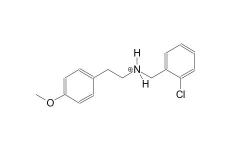 N-(2-chlorobenzyl)-2-(4-methoxyphenyl)ethanaminium