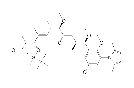 4-Undecenal, 3-[[(1,1-dimethylethyl)dimethylsilyl]oxy]-11-[3-(2,5-dimethyl-1H-pyrrol-1-yl)-2,5-dimethoxyphenyl]-7,8,11-trimethoxy-2,4,6,10-tetramethyl-, [2R-(2R*,3R*,4E,6S*,7R*,8S*,10S*,11R*)]-