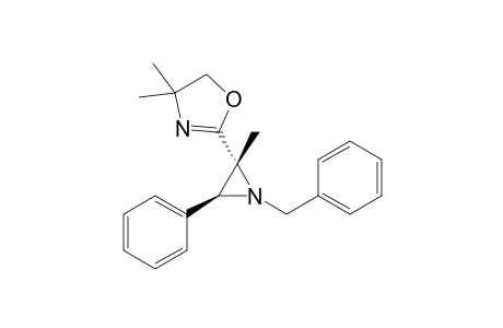 (2R*,3S*)-2-(1-Benzyl-2-methyl-3-phenylaziridin-2-yl)-4,4-dimethyl-4,5-dihydrooxazole