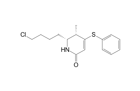 cis-6-(4-Chlorobutyl)-5-methyl-4-(phenylthio)-1,2,5,6-tetrahydro-2-pyridinone