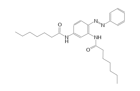 N-{3-(heptanoylamino)-4-[(E)-phenyldiazenyl]phenyl}heptanamide