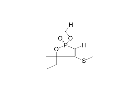 2-OXO-2-METHOXY-4-METHYLTHIO-5-METHYL-5-ETHYL-1,2-OXAPHOSPHOL-3-ENE