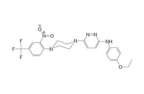 N-(4-ethoxyphenyl)-6-[4-[2-nitro-4-(trifluoromethyl)phenyl]-1-piperazinyl]-3-pyridazinamine