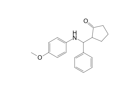 2-{[(4-Methoxyphenyl)amino]phenylmethyl}cyclopentan-1-one