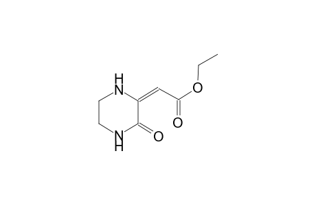 ethyl (2E)-(3-oxo-2-piperazinylidene)ethanoate