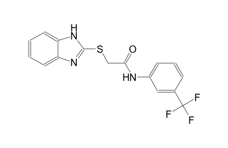 2-(1H-benzimidazol-2-ylsulfanyl)-N-[3-(trifluoromethyl)phenyl]acetamide