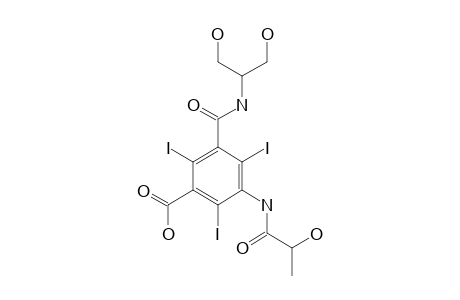 S-(-)-3-N-[2-HYDROXY-1-(HYDROXYMETHYL)-ETHYL]-5-[(2-HYDROXY-1-OXOPROPYL)-AMINO]-2,4,6-TRIIODOISOPHTHALAMIC-ACID