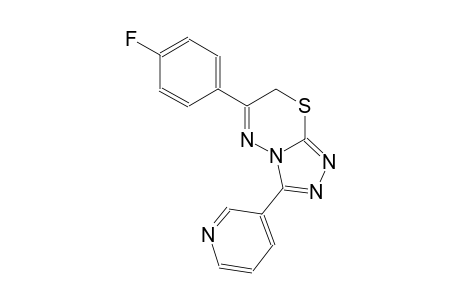 6-(4-fluorophenyl)-3-(3-pyridinyl)-7H-[1,2,4]triazolo[3,4-b][1,3,4]thiadiazine