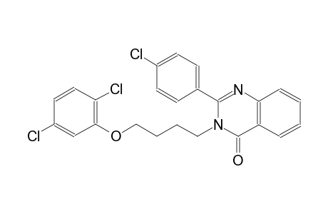 2-(4-chlorophenyl)-3-[4-(2,5-dichlorophenoxy)butyl]-4(3H)-quinazolinone