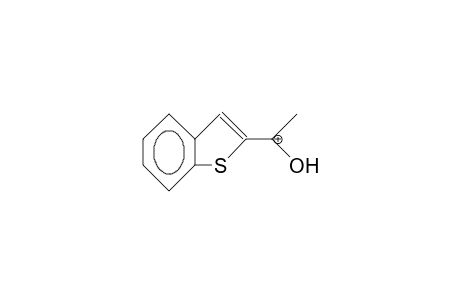 1-(2-Benzothienyl)-1-hydroxy-ethylium cation
