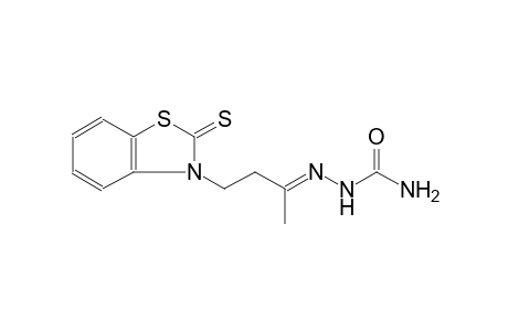 (2E)-4-(2-thioxo-1,3-benzothiazol-3(2H)-yl)-2-butanone semicarbazone