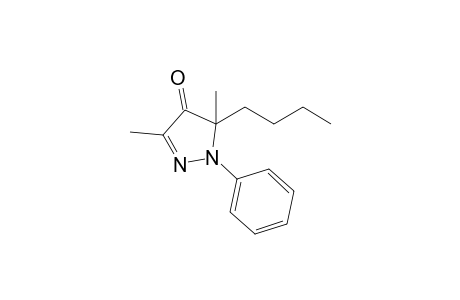 5-Butyl-3,5-dimethyl-1-phenyl-2-pyrazolin-4-one