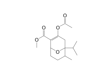 3-Acetoxy-5-isopropyl-2-(methoxycarbonyl)-6-methyl-9-oxabicyclo[3.3.1]non-2-ene