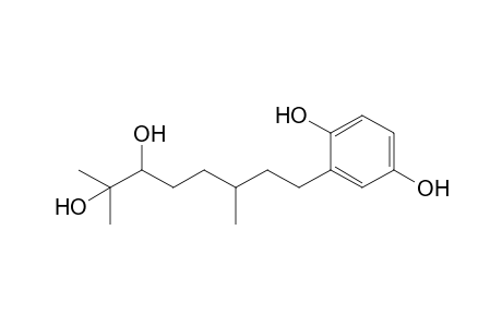 1-(2,5-Dihydroxyphenyl)-3,7-dimethyloctan-6,7-diol