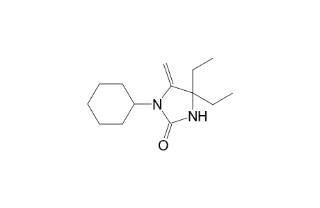 3-Cyclohexyl-5,5-diethyl-4-methyleneimadizolidine-2-one
