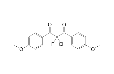 2-Chloro-2-fluoro-1,3-bis(4-methoxyphenyl)propan-1,3-dione