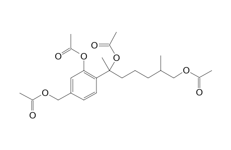 [3-acetoxy-4-(1,6-diacetoxy-1,5-dimethyl-hexyl)phenyl]methyl acetate