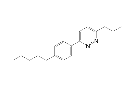 3-(p-pentylphenyl)-6-propylpyridazine