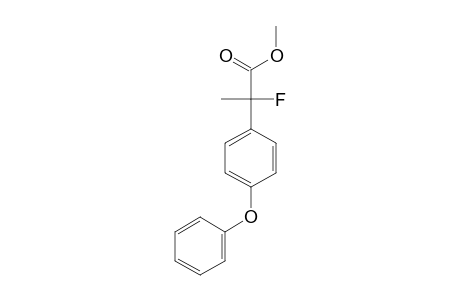 (+/-)-METHYL-2-FLUORO-2-(4-PHENOXYPHENYL)-PROPIONATE