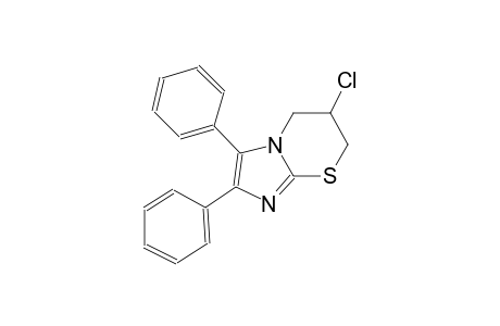 5H-imidazo[2,1-b][1,3]thiazine, 6-chloro-6,7-dihydro-2,3-diphenyl-