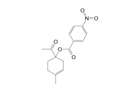 1-ACETYL-4-METHYL-3-CYCLOHEXEN-1-YL-PARA-NITROBENZOATE