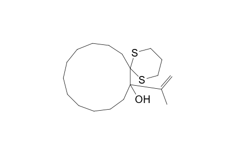 7-Isopropenyl-1,5-dithiaspiro(5,12)octadecan-7-ol