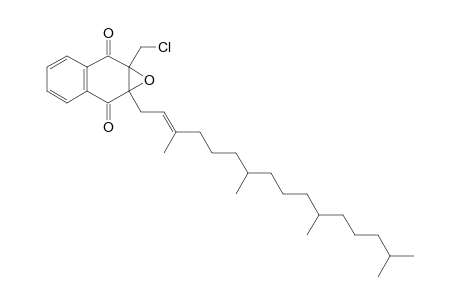 1a-(chloromethyl)-7a-[(E)-3,7,11,15-tetramethylhexadec-2-enyl]naphtho[2,3-b]oxirene-2,7-dione