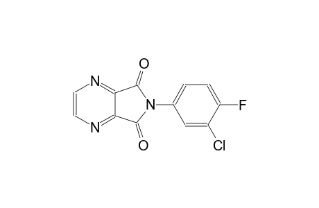 5H-pyrrolo[3,4-b]pyrazine-5,7(6H)-dione, 6-(3-chloro-4-fluorophenyl)-