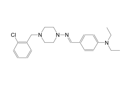 4-(2-chlorobenzyl)-N-{(E)-[4-(diethylamino)phenyl]methylidene}-1-piperazinamine